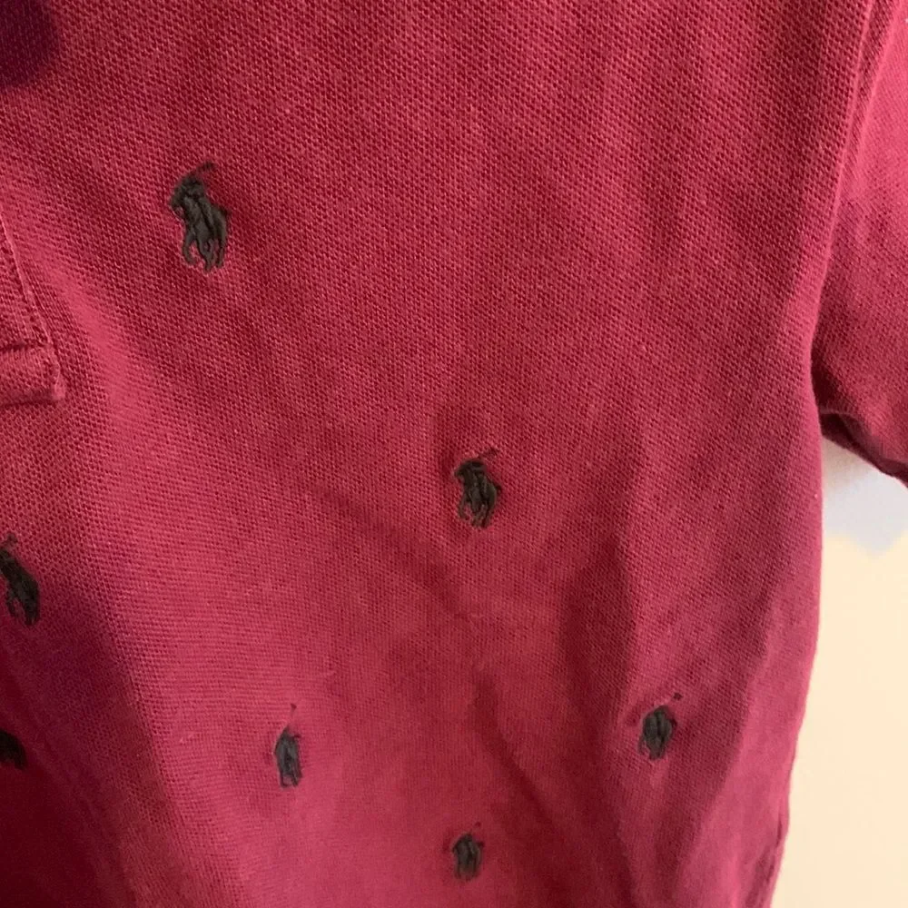 Ralph Lauren polo burgundy boys size medium